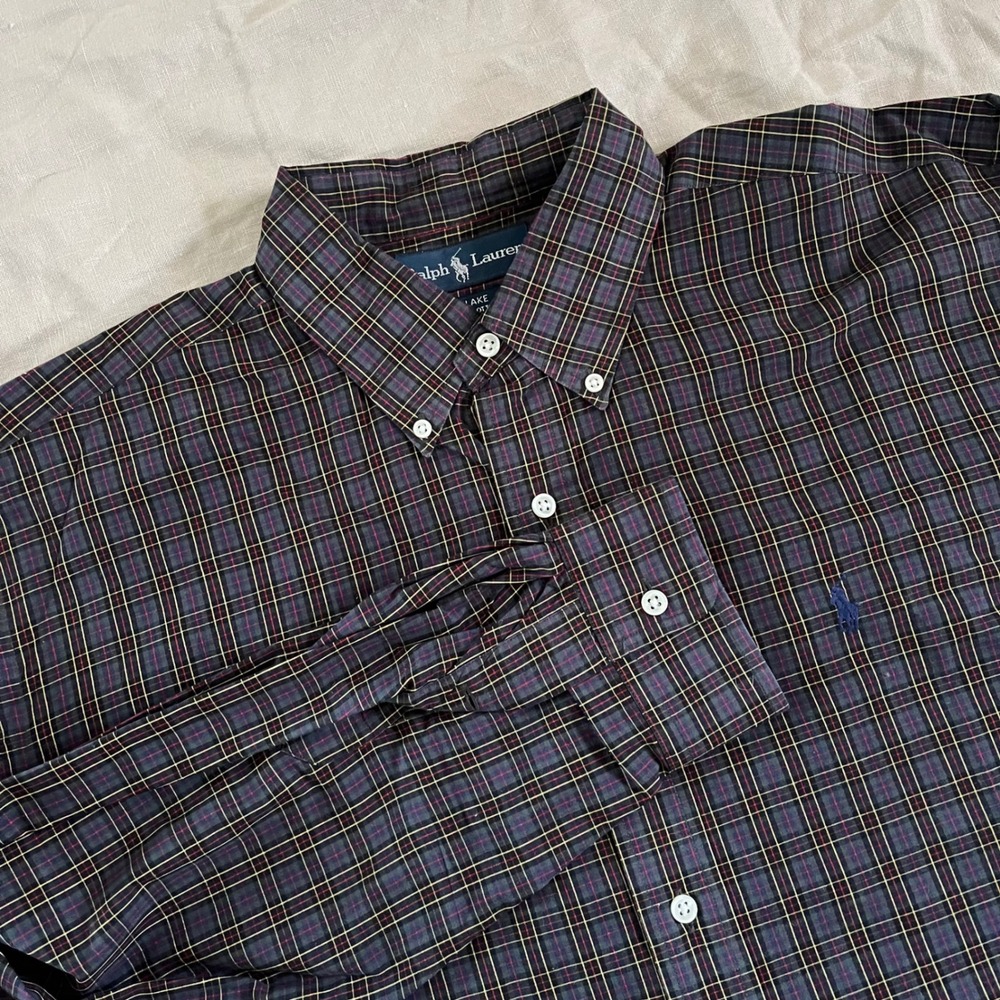 Vintage Polo Ralph Lauren Oxford Shirt Mens